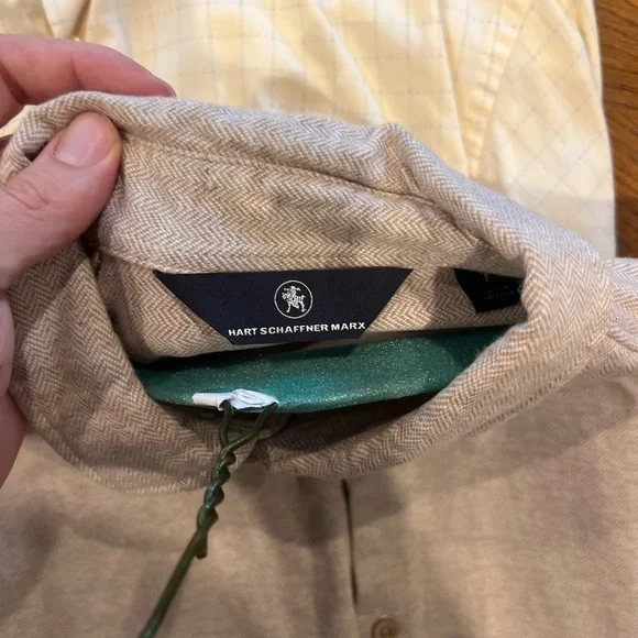 Nordstrom Rack Men's Plaid Button-Up Shirts - Blue, Cream, White - Picture 7 of 8